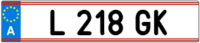 Truck License Plate